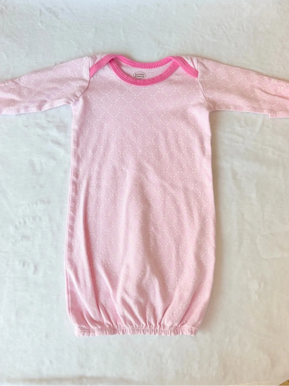 Luvable Friends - Pink 2-Pack Gown Set
